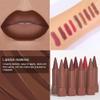 BINGBRUSH 2-in-1 Gradient Dark Brown Lip Liner Matte Lipstick, Longwear Waterproof Lip Pencil with Cone Tip, Crayon for Flawless Ombre Contour, Women's Long Lasting Makeup Set(05#&08) view 4