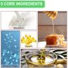 AWIWTOBQ 5 pack Hand Mask Moisturizing Glove, Hand Peel Mask Exfoliating Gloves, Hand Repair Glove for Dry Hands Treatment, Remove Dead Skin, Rough Skin, purple Honey Milk view 4
