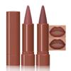 BINGBRUSH 2-in-1 Gradient Lip Liner & Lipstick Combo,2Pcs Matte Longwear Waterproof Lip Pencil with Cone Tip,Smudge Proof Crayon for Flawless Ombre Contour,Women's Long Lasting Makeup Set(02#&03) view 1