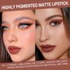 BINGBRUSH 2-in-1 Gradient Lip Liner & Lipstick Combo,2Pcs Matte Longwear Waterproof Lip Pencil with Cone Tip,Smudge Proof Crayon for Flawless Ombre Contour,Women's Long Lasting Makeup Set(02#&03) view 3