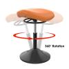 BXKCFYBSQ Saddle Stool,Swivel Ergonomic Chair,Leather Adjustable Salon Chair,Height Adjustable 42-62cm,for Massage Salon Hairdressers,Bearing Weight 440lbs(Green) view 4