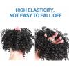 Bun, Wig Screw Hair Ring Women's Chemical Fiber High Temperature Silk Hair Accessories Hair Pack Messy Fluffy Faux Hair Ring for Women(Brown) view 3