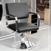 balurukt Artist Hand Hydraulic Barber Chair,Comfortable Barber Chair Pump Stylist Chairs for Salon with Height Adjustable Spa Beauty Equipment for Hair Stylists for Barbershop Black view 4