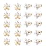 20PCS Pearl Flower Hair Claw Clips, Mini Pearl Floral Hair Clips, Gloden Metal Hair Clips, Sweet Daisy Artificial Bangs Clips, French Decorative Hair Barrettes Accessories for Women Bride view 1