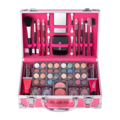 Starter Makeup Kit for Tweens Girls, Makeup Set, Kit de Maquillaje para Mujer, Makeup Kit for Women Full Kit, Includes Essential Items for Beginners, Perfect Makeup Sets, Make Up Kit (SILVER)
