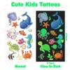 370 Patterns Party Favors, 36 Sheets Glow In Dark Stickers Luminous Temporary Tattoos, Waterproof Fake Tattoo Supplies Animal Dinosaur Mermaid Butterfly Stickers for Birthday Decorations view 2