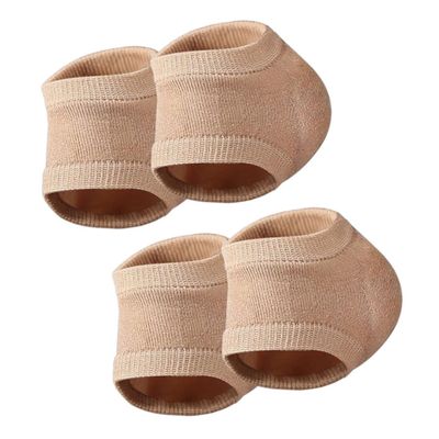 ADOCARN 2pairs Comfortable Heel Sleeves for High Heels Foot Arch Support Breathable Gel Protectors