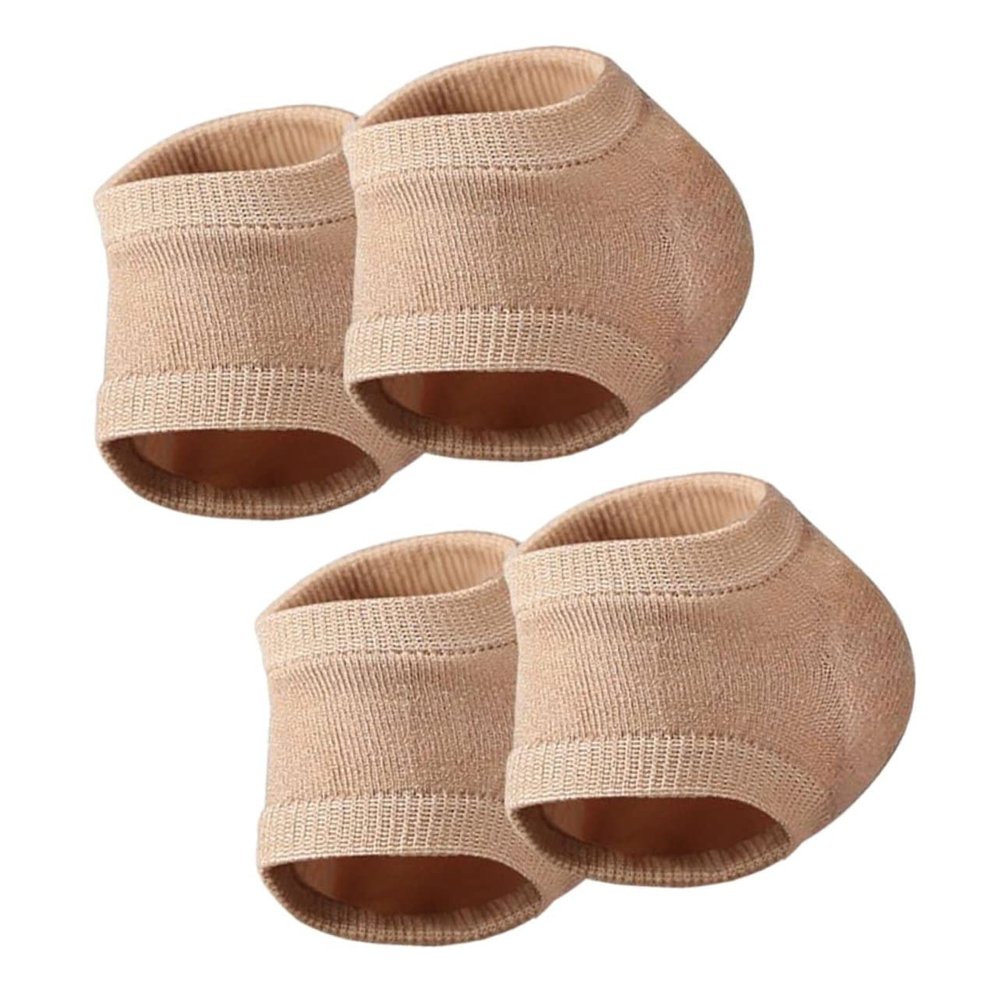 ADOCARN 2pairs Comfortable Heel Sleeves for High Heels Foot Arch Support Breathable Gel Protectors