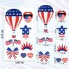 106 PCS 4th of July Tattoos, Fourth of July Tattoos for Kids, Patriotic Temporary Stickers, American Flag Red White Blue Decor for Independence Day Accessories Decoration Supplies Favors view 2