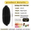 Afro Twist Hair 6 pcak Pre Separated Springy stretched Wrapping Hair for Soft Locs Afro Spring Twist Hair Marley Twist Braiding Hair Extensions (1B (6 pack , 24 inch) view 2
