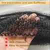 Afro Twist Hair 6 pcak Pre Separated Springy stretched Wrapping Hair for Soft Locs Afro Spring Twist Hair Marley Twist Braiding Hair Extensions (1B (6 pack , 24 inch) view 4