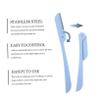 PLAFOPE 10pcs Portable Eyebrow Trimmer Scissor Microblading Brow Tool Shaping Folding Portable Brow Shaper view 4