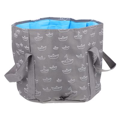 Cabilock Foldable Foot Bath Bucket Portable Outdoor Washing Tub for Fishing Travel and Car Cleaning Compact Design with Hanging for Easy Storage