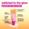 b.tan Gradual Self Tan Face Lotion | Addicted to the Glow - Daily Faical Tanning Cream for a Sunkissed Dark Bronze, Best Sunless Moisturizer, Hydrating Vitamin C, Travel Size, No Fake Tanner Smell view 3