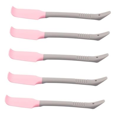 VICASKY 5pcs Silicone Wax Applicator Creative Beauty Tool for Even Mask Application Safe and Hand and Foot Care Spatula for Home and