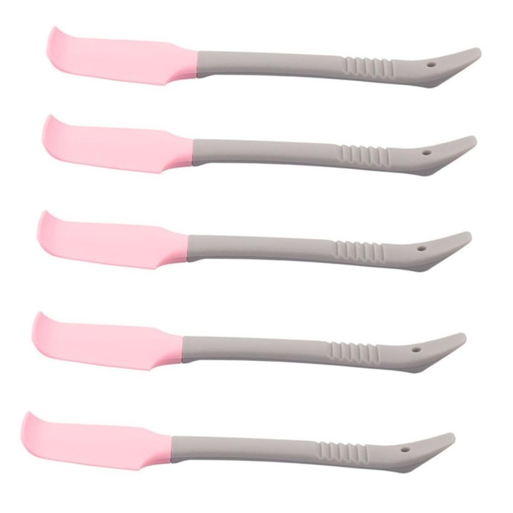 VICASKY 5pcs Silicone Wax Applicator Creative Beauty Tool for Even Mask Application Safe and Hand and Foot Care Spatula for Home and
