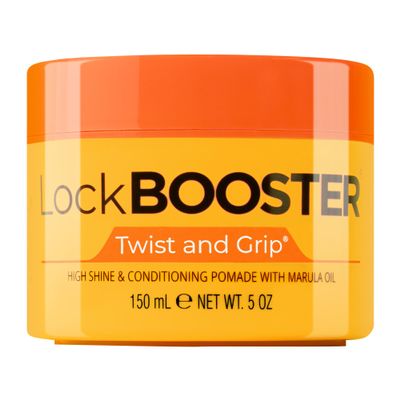 Style Factor Lock BOOSTER Twist & Grip Braid Gel (5 Oz.) with Marula Oil  Strong Hold, Flake-Free, Frizz-Free Hair Braiding Gel for Defined & Long-Lasting Twists, Locs & Braids