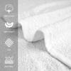 Avalon Towels Salon Towel - White Hand Towels Bulk Pack of 24-100% Cotton Absorbent Spa, Facial & Gym Towel for Working Out - 16x27 Inches (Not Bleach Proof) view 2