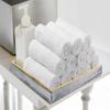 Avalon Towels Salon Towel - White Hand Towels Bulk Pack of 24-100% Cotton Absorbent Spa, Facial & Gym Towel for Working Out - 16x27 Inches (Not Bleach Proof) view 3