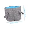 Alipis Travel Foot Soaking Basin Foldable Collapsible Bucket Outdoor Fishing Bucket Reinforced Handles view 2