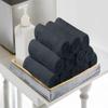 Avalon Towels Salon Towel - Grey Hand Towels Bulk Pack of 24-100% Cotton Absorbent Spa, Facial & Gym Towel for Working Out - 16x27 Inches (Not Bleach Proof) view 3