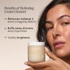 ALPYN Hydrating Cold Cream Cleanser with Vitamin C & Juneberry | Removes Dirt, Oil & Makeup | Exfoliates Dryness for Soft & Smooth Skin | 3.9 oz / 115 ml view 2
