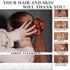 100% Pure Mulberry Silk Scrunchies  Handmade in USA  19 Momme 6A Grade Silk Hair Tie for Women & Girls  Gentle Elastic Ponytail Holder  No-Crease, Prevents Breakage & Frizz  Jumbo (Paprika) view 2