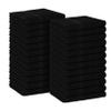 Avalon Towels Salon Towel - Black Hand Towels Bulk Pack of 24-100% Cotton Absorbent Spa, Facial & Gym Towel for Working Out - 16x27 Inches (Not Bleach Proof) view 1