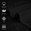 Avalon Towels Salon Towel - Black Hand Towels Bulk Pack of 24-100% Cotton Absorbent Spa, Facial & Gym Towel for Working Out - 16x27 Inches (Not Bleach Proof) view 2