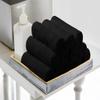 Avalon Towels Salon Towel - Black Hand Towels Bulk Pack of 24-100% Cotton Absorbent Spa, Facial & Gym Towel for Working Out - 16x27 Inches (Not Bleach Proof) view 3