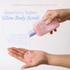 FLANER Snowberry Sorbet Glow Body Scrub  Gentle Exfoliating Scrub, Brightening & Hydrating Formula with 9,800ppm of White Strawberry Water and Niacinamide, Korean Body Wash for Silky Soft Skin view 3