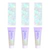 Face Body Glitter, Hair Glitter Sparkles Chunky Face Glitter Gel for Girls Makeup Singer Concerts Mermaid Festival Sequins Face Paint (3pc White) view 1
