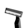 Jet Black Eco-Friendly Disposable Razors, 50 Pieces, Shaving Razors, Premium Quality Dual Blades, Compostable Wheat Straw Handle, Individual Sterilized Packaging view 3