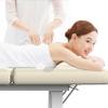 Beige Grey Wide Stationary Massage Table with Backrest for Treatment Table Physical Therapy Table Spa Facial Bed, Metal Frame PU Leather 31.5'' Wide 75'' Long Heavy Duty Professional Massage Bed view 3