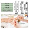 20 Sets Manicure Set Bulk, Nail Clippers Kit Stainless Steel Fingernail Clippers Set, Sturdy Nail Tip Cutter Trimmers Professional Grooming Toenail Clippers Personal Pedicure Kits Gift (Green 4 in 1) view 4