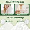 Disposable Face Towels 300 Count, Biodegradable Ultra Soft & Thick Facial Towels for Sensitive Skin, Lint-Free Makeup Remover Dry Wipes, Multi-Purpose Cleansing Towelettes for Face Wipes, Skincare view 4