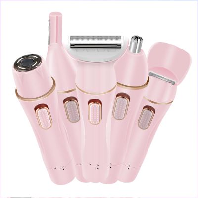 Kangnice USB Charging Nose Trimmer Line Trimmer Fashion Depilator Tools Set Eyebrow Trimmer ABS for Women Girls