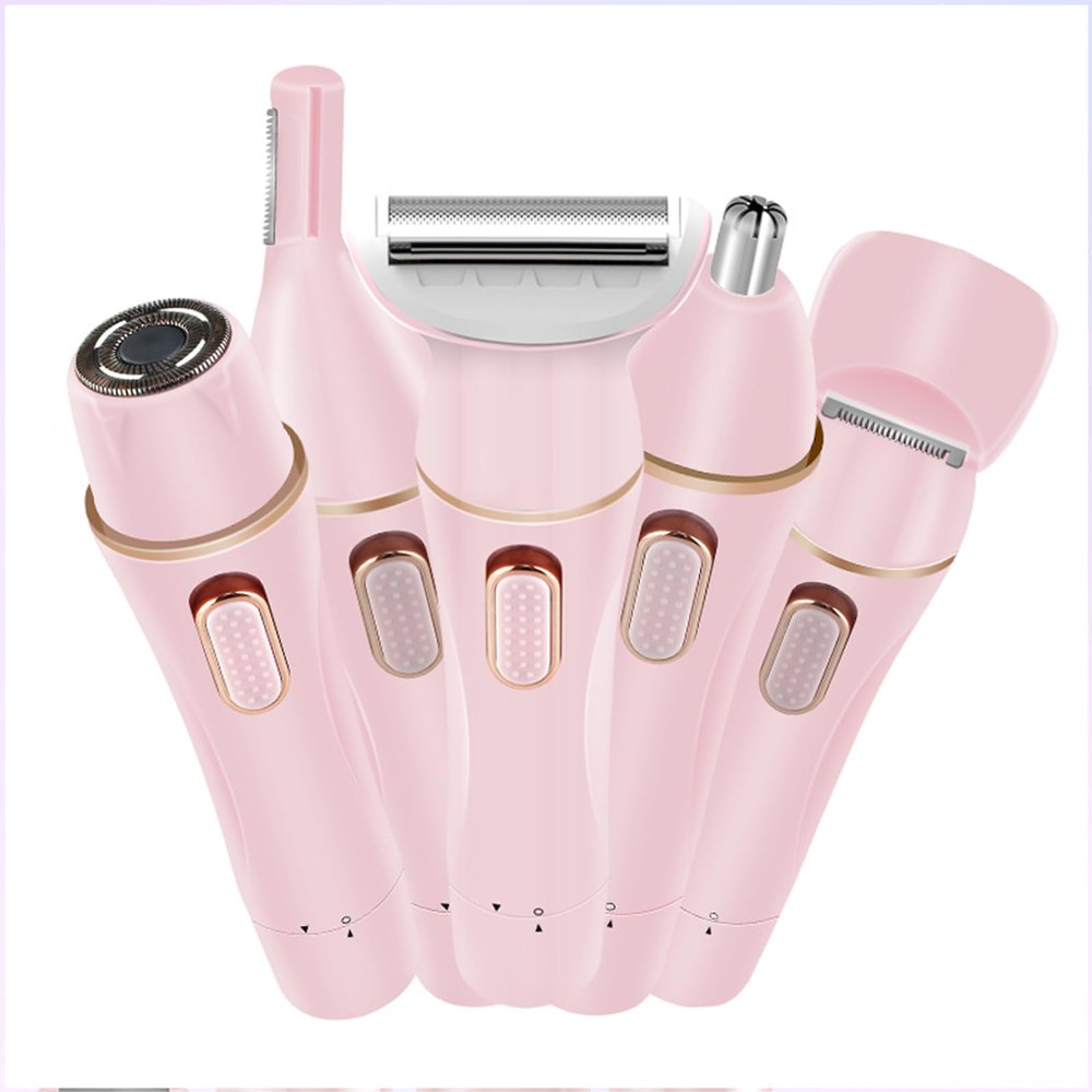 Kangnice USB Charging Nose Trimmer Line Trimmer Fashion Depilator Tools Set Eyebrow Trimmer ABS for Women Girls