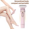 Kangnice USB Charging Nose Trimmer Line Trimmer Fashion Depilator Tools Set Eyebrow Trimmer ABS for Women Girls view 2