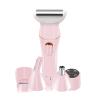 Kangnice USB Charging Nose Trimmer Line Trimmer Fashion Depilator Tools Set Eyebrow Trimmer ABS for Women Girls view 3