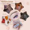 Face Body Glitter, Hair Glitter Sparkles Chunky Face Glitter Gel for Girls Makeup Singer Concerts Mermaid Festival Sequins Face Paint (Pink+Blue+Purple+Rose+White+Silver+Gold) view 4