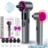 Blackhead Remover Vacuum with Heating, Blackhead Extractor 3 Adjustable Suction Levels 9 Modes, Pore Vacuum Blackhead Suction Remover, Comedone Extractor Kit for Deep Pore Cleaning (Purple) view 1