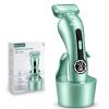 Akunbem Electric Razor for Women Electric Shaver for Legs Bikini Trimmer for Women Underarm Public Hairs Rechargeable Womens Shaver with Detachable Head Wet Dry Use Painless Cordless view 1