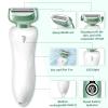 Akunbem Electric Razor for Women Electric Shaver for Legs Bikini Trimmer for Women Underarm Public Hairs Rechargeable Womens Shaver with Detachable Head Wet Dry Use Painless Cordless view 3