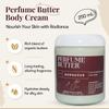 8.4 Fl. oz Perfume Butter  GORGEOUS | Hydrating Lasting Scented Body Butter with Pistachio, Hazelnut, Rum & Marshmallow | Unisex & Handcrafted for Silky Soft Skin  Amber Glass Jar view 2