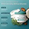 Sea Salt Scalp Scrub Exfoliating Anti-Dandruff, 3 Natural Oils and 6 Trace Herbal Extracts for Anti-Frizz and Hair Strengthening, Soothe Dry Scalp and Make Hair Shiny view 3