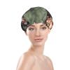 Animales Horses Shower Cap For Women Reusable Double Layers Bathing Bath Cap Hair Caps Waterproof Elastic Band Ladies Spa Salon Shower Hat Hair Caps view 3