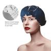 Vintage Nautical White Ship Shower Cap For Women Reusable Double Layers Bathing Bath Cap Hair Caps Waterproof Elastic Band Ladies Spa Salon Shower Hat Hair Caps view 4