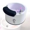Acrylic Pedicure Sink Heated Foot Spa Massaging Foot Bath Foot Tub Round Footbath Deep Foot Bath Spa with Massage Heated Foot Spa Hot and Cold Adjustment view 1