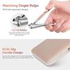 18 IN 1 Stainless Steel Professional Manicure Set Nail Cutter For Women Nail Scissors Grooming Kit Manicure Pedicure Kit For Women Nail Acne Remover needle, Blackhead Tool With Leather Case view 2